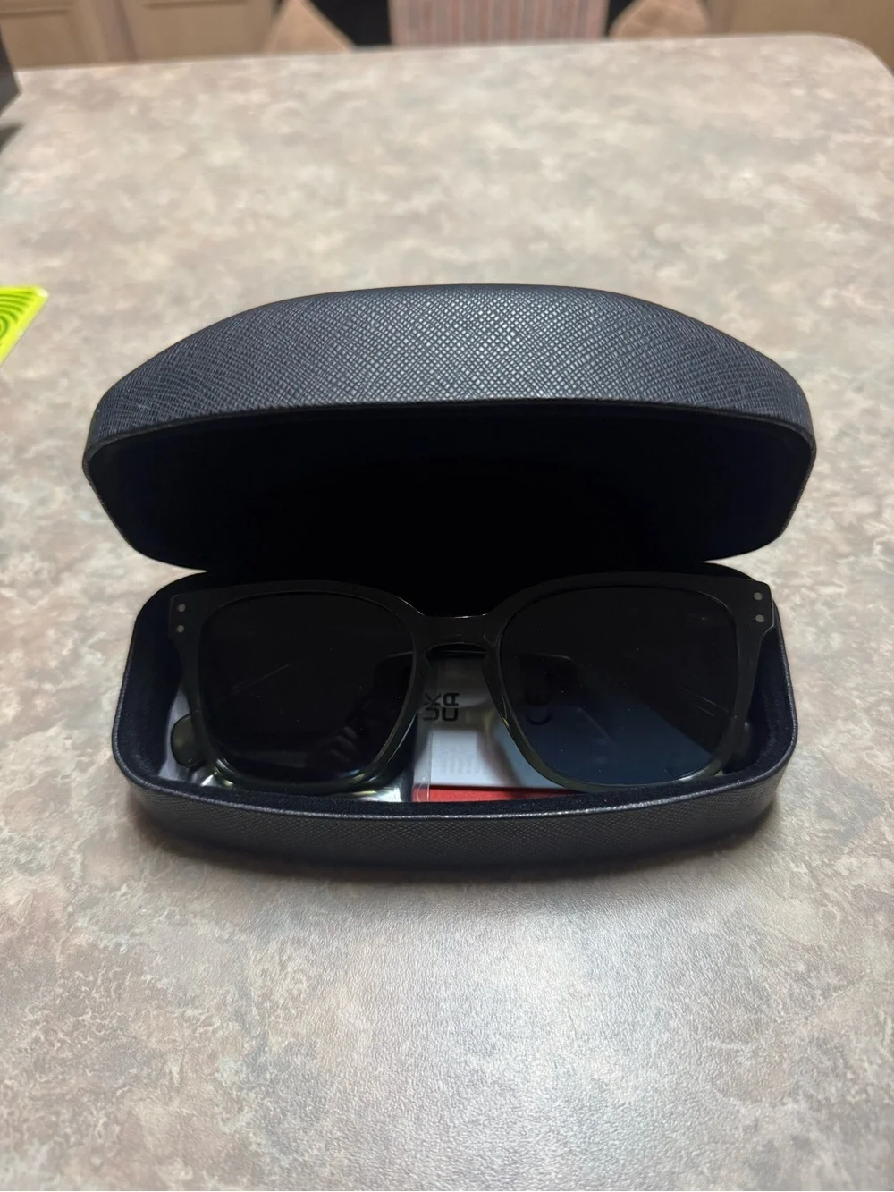 Salvatore Ferragamo Olive Green Frame Sunglasses with Dark Lenses